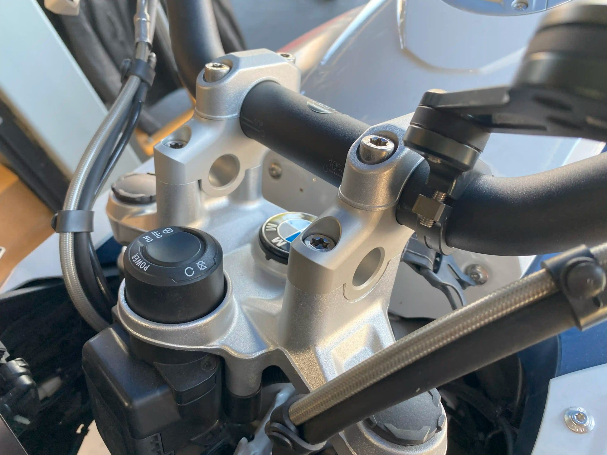 Bar Back Risers, 30mm Up 25mm Back, BMW R 1250 & R 1200 GS/GSA